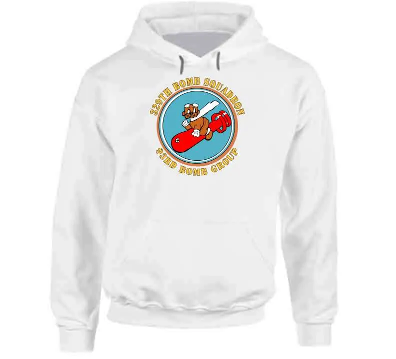 Authentic WWII 329th Bomb Squadron Hoodie - 93rd Bomb Group - USAF Vintage Style