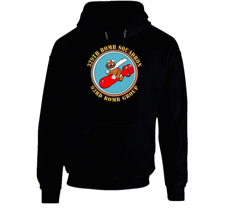 Authentic WWII 329th Bomb Squadron Hoodie - 93rd Bomb Group - USAF Vintage Style