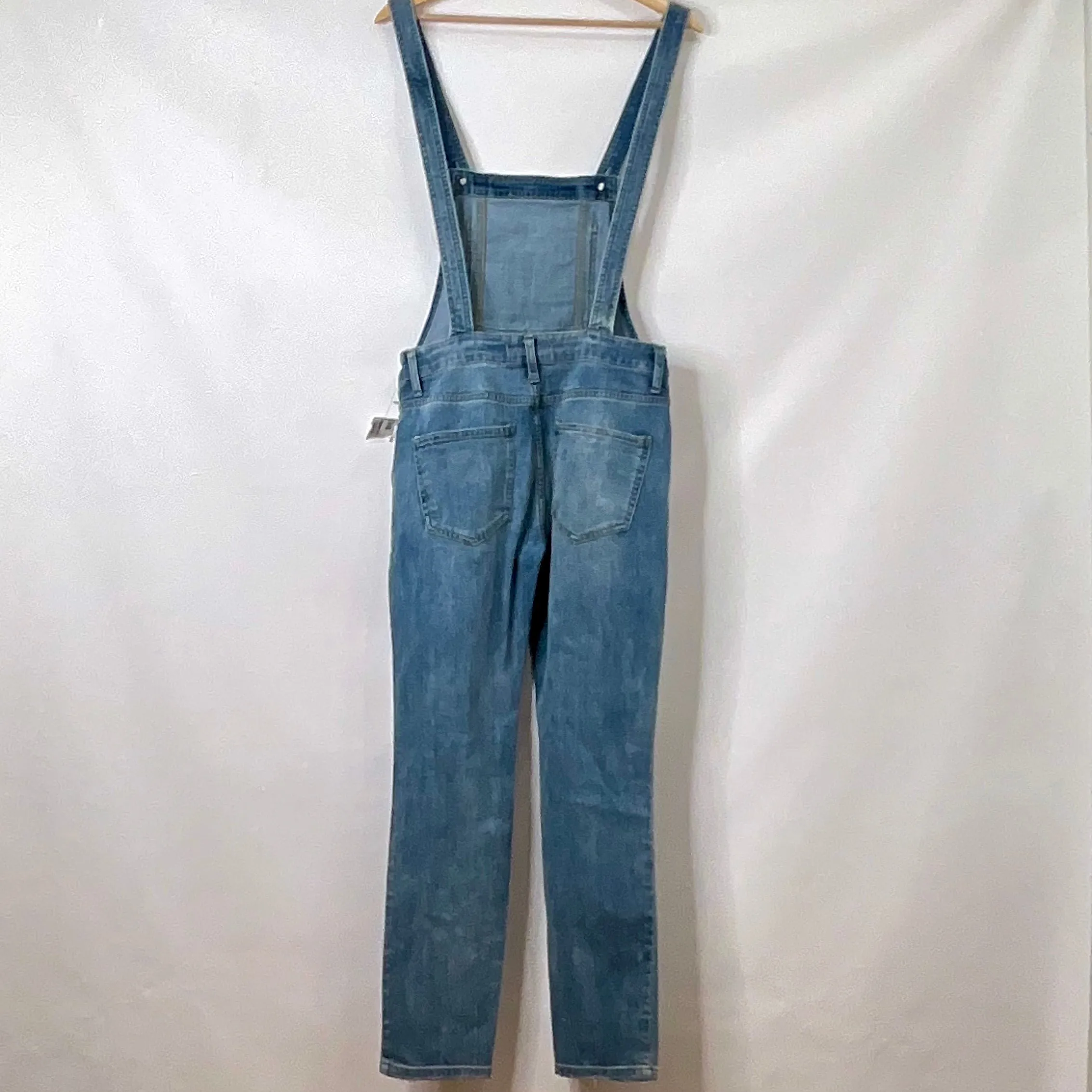 Blue Overalls Free People, Size 4