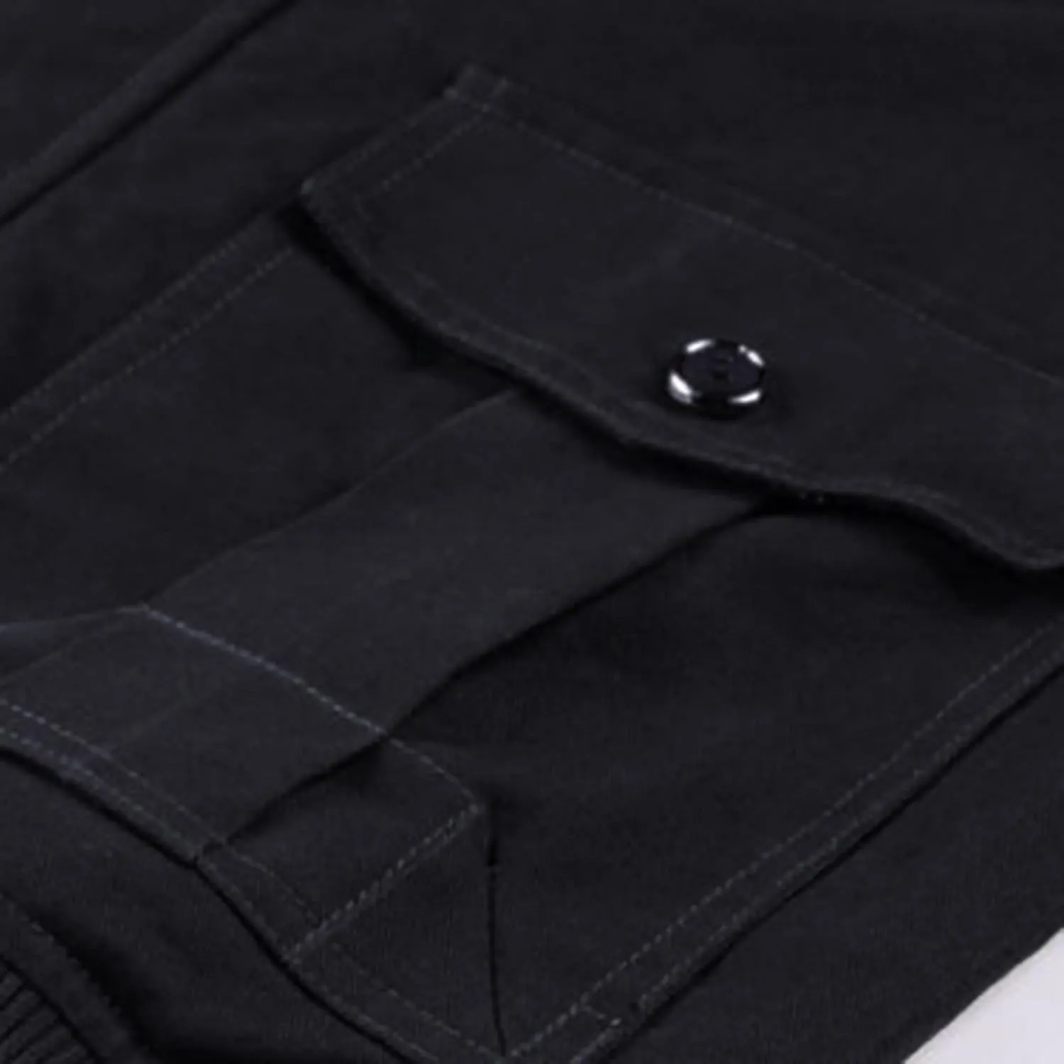 CRNTCEM Mens Winter Cotton Military Jackets Thicken Multi-Pocket Field Jacket Outwear Button Down Work Cargo Jackets Coat