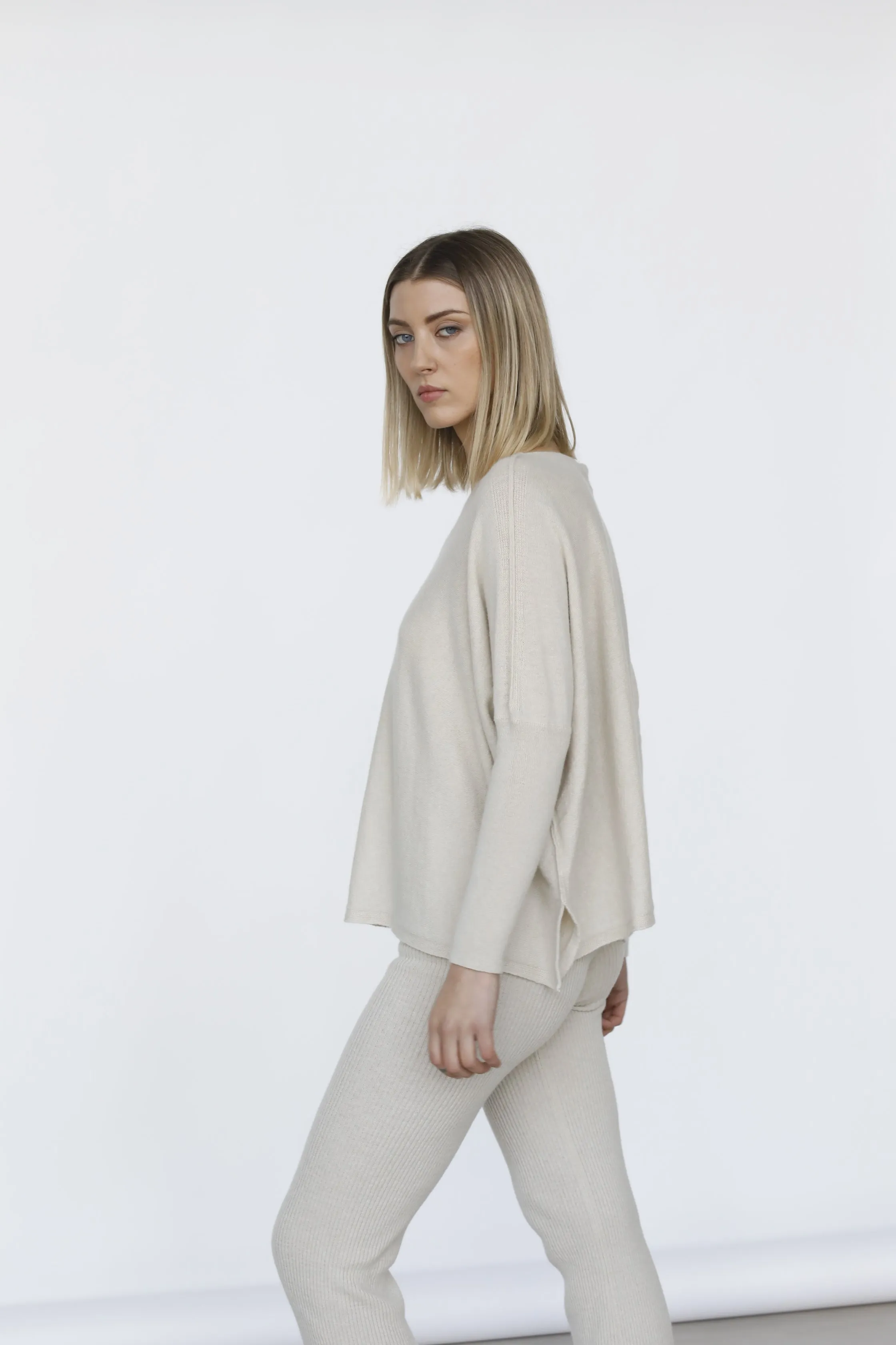 Margot Knitted Sweater Beige