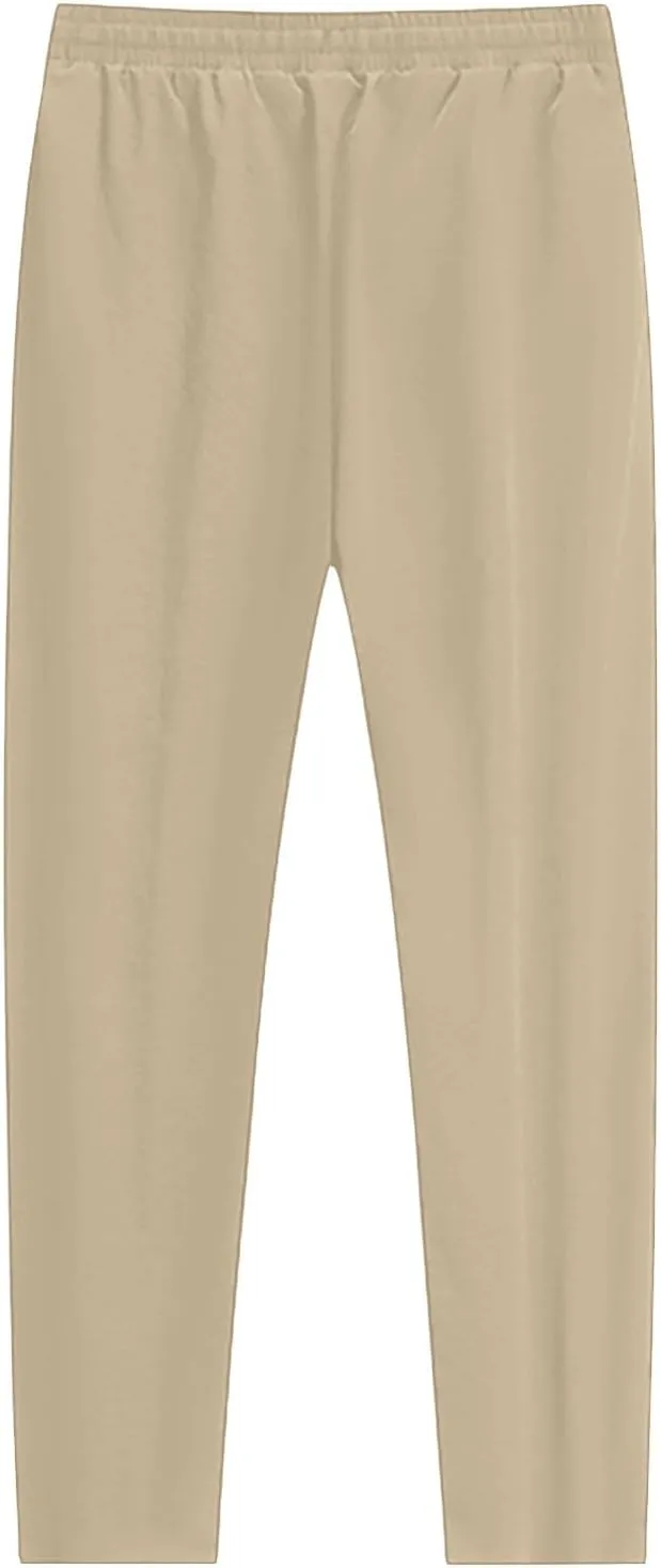 Mens Lightweight Sweatpants Open Bottom Jogger Yoga Pant Casual Athletic Elastic Waist Drawstring Pants with Pockets