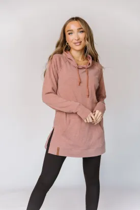 Sideslit Hoodie - Burnt Sienna