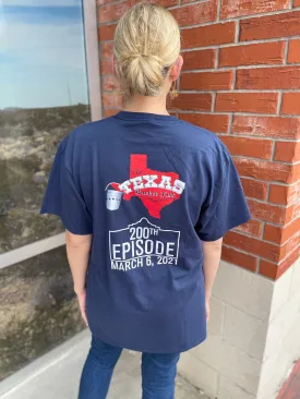 The Texas Bucket List Official 200th Episode Celebration T-Shirt, Big Logo